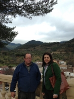 25-02-2013: La senadora Belén Torres junto con el Alcalde de Villaverde de Guadalimar Felix José García Martínez, con motivo de la reunión mantenida en esta localidad el pasado sábado con el fin de tratar temas de interés nacional y regional.