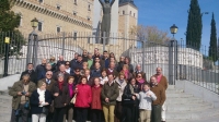 07-04-2014: El senador Dimas Cuevas y los diputados regionales Inmaculada López y Antonio Martínez acompañaron a varios simpatizantes del Partido Popular en una visitas que realizaron a las Cortes de Castilla-La Mancha y la ciudad de Toledo.