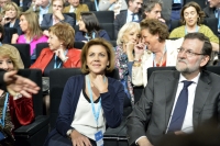 23-01-2015: Cospedal, junto a Rajoy en la Convención Nacional del PP.