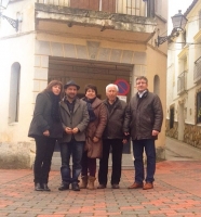 17-02-2014: La diputada nacional Irene Moreno y los diputados provinciales Carmen Álvarez y Abelardo Gálvez en Cotillas, junto con los concejales del PP en la localidad.