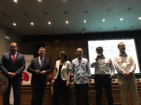 15-06-2016: El candidato del PP al Senado, Marcial Marín, participó en el debate organizado por el Colegio de Economistas de Albacete. celebrado en el salón de actos de la Diputación.