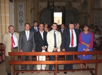 28-08-2012: El delegado de la Junta en Albacete, Javier Cuenca, ha participado en las fiestas de Peñas de San Pedro en compañía del alcalde del municipio, Antonio Serrano, así como de Dimas Cuevas, Cesárea Arnedo, Manuel Mínguez y Pablo Escobar.