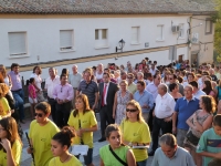 14-08-2012: Francisco Núñez en la cabalgata de apertura de las fiestas de Jorquera.