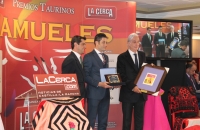 11-04-2015: El candidato del Partido Popular a la Alcaldía de Albacete, Javier Cuenca,en la gala de entrega de los IX Premios Taurinos ‘Samueles’ del Grupo Multimedia de Comunicación La Cerca.
