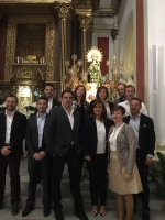 26-04-2016: Nutrida presencia de cargos públicos del Partido Popular, junto al portavoz de Casas Ibáñez, José Carlos Batalla, en la festividad de Nuestra Señora la Virgen de la Cabeza.