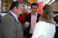 17-04-2015: El candidato del Partido Popular a la Alcaldía de Albacete, Javier Cuenca, ha visitado XV edición de la Feria del Automóvil nuevo y de ocasión “Ferimotor 2015”.