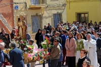 12-03-2016: Cospedal, en la procesión de Navas de Jorquera, en honor a San Gregorio.