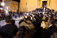 03-04-2015: La presidenta de Castilla-La Mancha, María Dolores Cospedal, ha asistido hoy, jornada de Viernes Santo, a la procesión del Santo Entierro en Hellín..