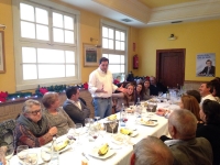 12-12-2015: Reunión comarcal con afiliados en Casas Ibáñez, con presencia de Paco Núñez y Carmen Navarro.