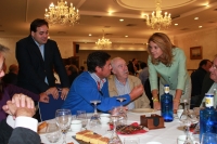 16-10-2013: María Dolores Cospedal y Francisco Núñez en el encuentro con alcaldes y portavoces del Partido Popular de la provincia de Albacete.