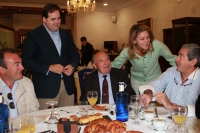 16-10-2013: María Dolores Cospedal y Francisco Núñez en el encuentro con alcaldes y portavoces del Partido Popular de la provincia de Albacete.