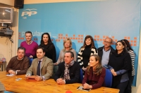 19-02-2016: Reunión Paco Núñez y Carmen Navarro con el PP de Hellín.