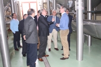 08-04-2014: Visita de los senadores del PP a Bodegas Lozano de Villarrobledo.