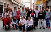 25-04-2015: El candidato a la Alcaldía de Albacete, Javier Cuenca, ha mantenido un encuentro con jóvenes de NNGG y ha prometido trabajar para ofrecerles más oportunidades laborales.