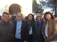 24-03-2014: La senadora Belén Torres, el diputado provincial Abelardo Gálvez y el alcalde de Munera, Pedro Pablo Sánchez han acompañado a los concejales del PP de Lezuza en el traslado de la Virgen de la Cruz a la ermita.