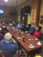 14-12-2015: Carmen Navarro en un encuentro con afiliados en Motilleja.