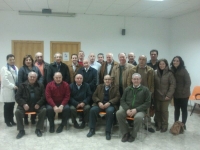 21-01-2013: Imagen de la Junta Local de Navas de Jorquera con el nuevo presidente.