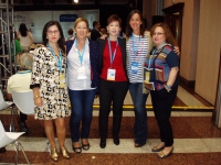 05-10-2014: Mujeres en Igualdad de Albacete junto a la secretaria nacional, Mari Carmen Fúnez, en la Interparlamentaria de Guadalajara.