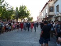 15-08-2012: Francisco Núñez en la cabalgata de las fiestas de Mahora.