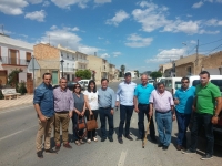 17-06-2016: Francisco Molinero, junto con los alcaldes de Alcadozo, Valdeganga y Ontur, tuvieron un encuentro con afiliados de Socovos y Tazona-Los Olmos.