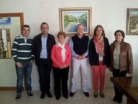 07-04-2014: Los diputados provinciales Fermín Gómez y Félix Diego Peñarrubia mantuvieron una reunión con el PP de Valdeganga.