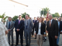 06-10-2012: El presidente del PP, Francisco Núñez, con diputados y cargos públicos de La Manchuela del Partido Popular, acompañan a Fermín Gómez, en las fiestas patronales de Valdeganga, en honor a la Virgen del Rosario.