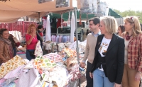 21-04-2015: Javier Cuenca y Carmen Casero visitan Los Invasores.