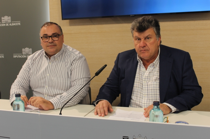 Beranrdo Ortega y Antonio Serrano, en rueda de prensa.