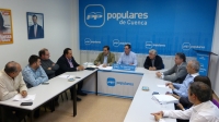 Reunión de la Comisión Regional del PP, en Cuenca.