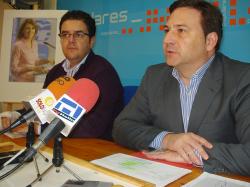 Juan Antonio Moreno y José Luis Teruel, en Hellín.