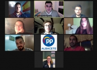 Reunión de la Vicesecretaria de Formación, Estudios y Programas de NNGG de Albacete