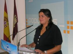CesÃ¡rea Arnedo, en la sede provincial del PP.