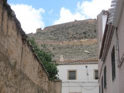 Vista del castillo de PeÃ±as de San Pedro.