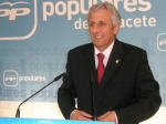 Sixto González, en la sede del PP