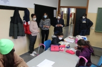 Visita a ACAIM, en el Centro Sociocultural del Ensanche de Albacete.