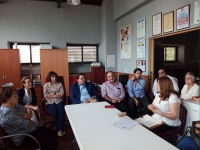 Reunión en Villarrobledo con la Afibrovi.