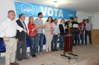 Constantino Berruga e Inmaculada López cerraron campaña electoral en Alcaraz.