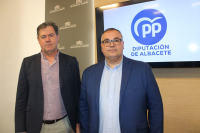 &Aacute;ngel Alfaro y Bernardo Ortega, en rueda de prensa.