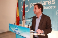 Antonio Martínez en rueda de prensa.