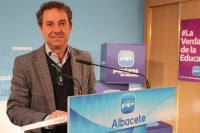 Antonio Martínez en rueda de prensa.