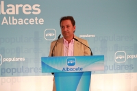 Antonio Martínez en rueda de prensa.