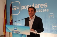 Antonio Martínez en rueda de prensa.