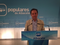 Antonio Martínez en rueda de prensa.