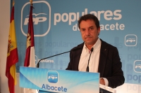 Antonio Martínez en rueda de prensa.