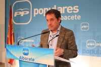 Antonio Martínez en rueda de prensa.