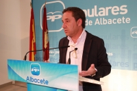 Antonio Martínez en rueda de prensa.