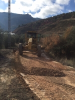 Las máquinas empezaron a trabajar el pasado lunes.