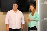Bernardo Ortega y Josefa Montes, diputados provinciales del Grupo Popular.