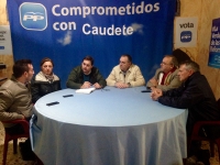 Reunión en la sede del Partido Popular.