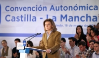 María Dolores Cospedal en la clausura de la Convención del PP-CLM.